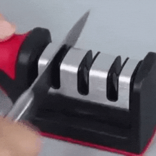 AFILADOR DE CUCHILLO ROJO