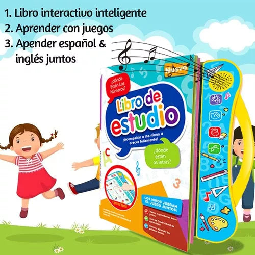 LIBRO INTERACTIVO INGLES ESPAÑOL CON SONIDO