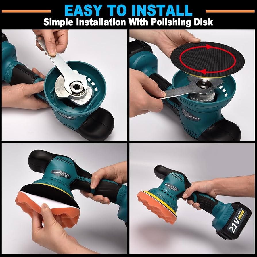 PULIDORA / PULISHING PARA CARROS JBN-D21 DE 2 BATERIAS 48V