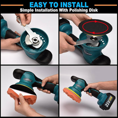 PULIDORA / PULISHING PARA CARROS JBN-D21 DE 2 BATERIAS 48V